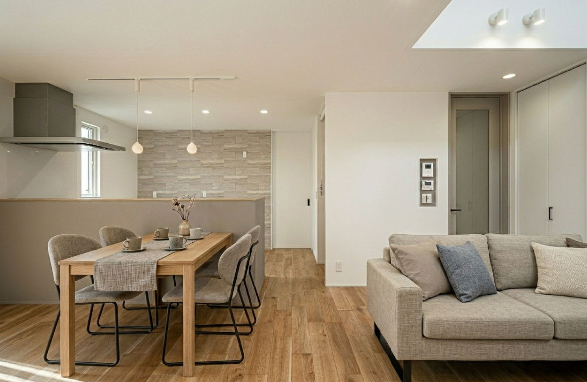 時をまとう、やさしいモダン。｜福井県福井市｜分譲住宅施工事例