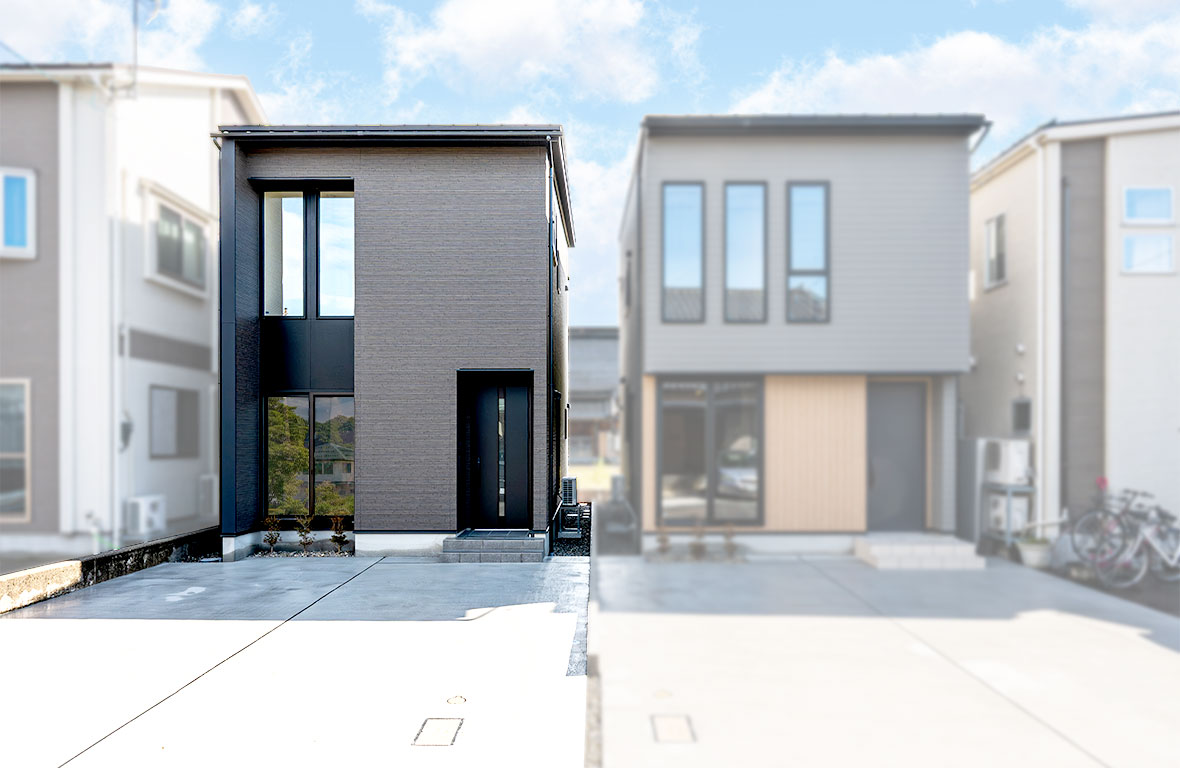 高級感のある洗練された外観デザイン