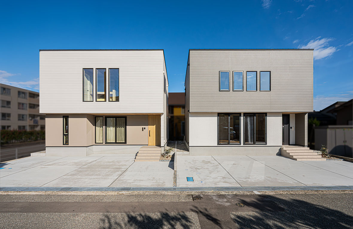 質感で魅せる外観デザイン